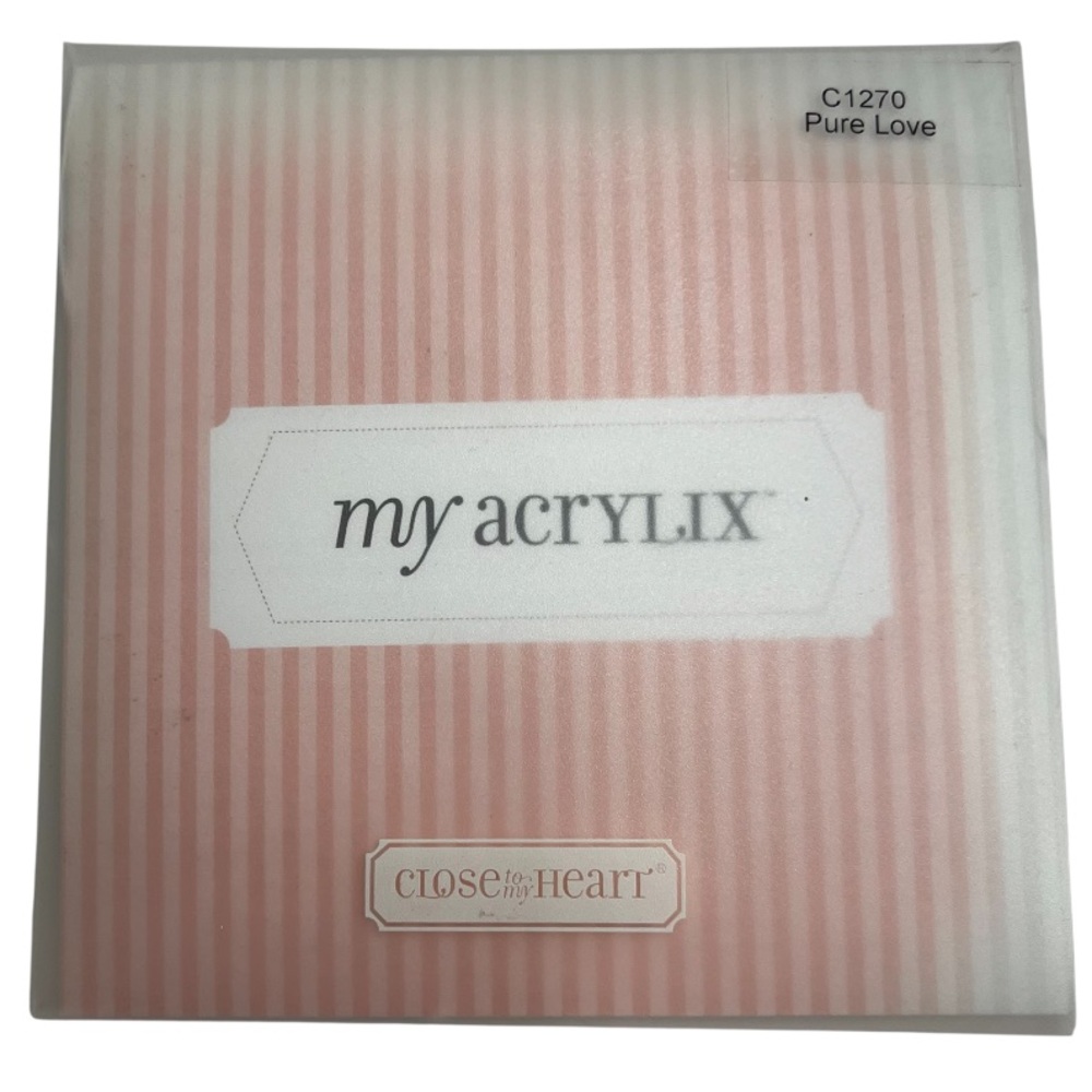 Close to My Heart My Acrylix Stamp Set- Pure Love Number C1270